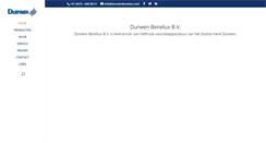 Desktop Screenshot of durwenbenelux.com