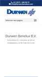 Mobile Screenshot of durwenbenelux.com
